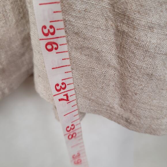 New Paparazzi tan floral embroidered linen sleeveless dress size M boho resort - Picture 8 of 8